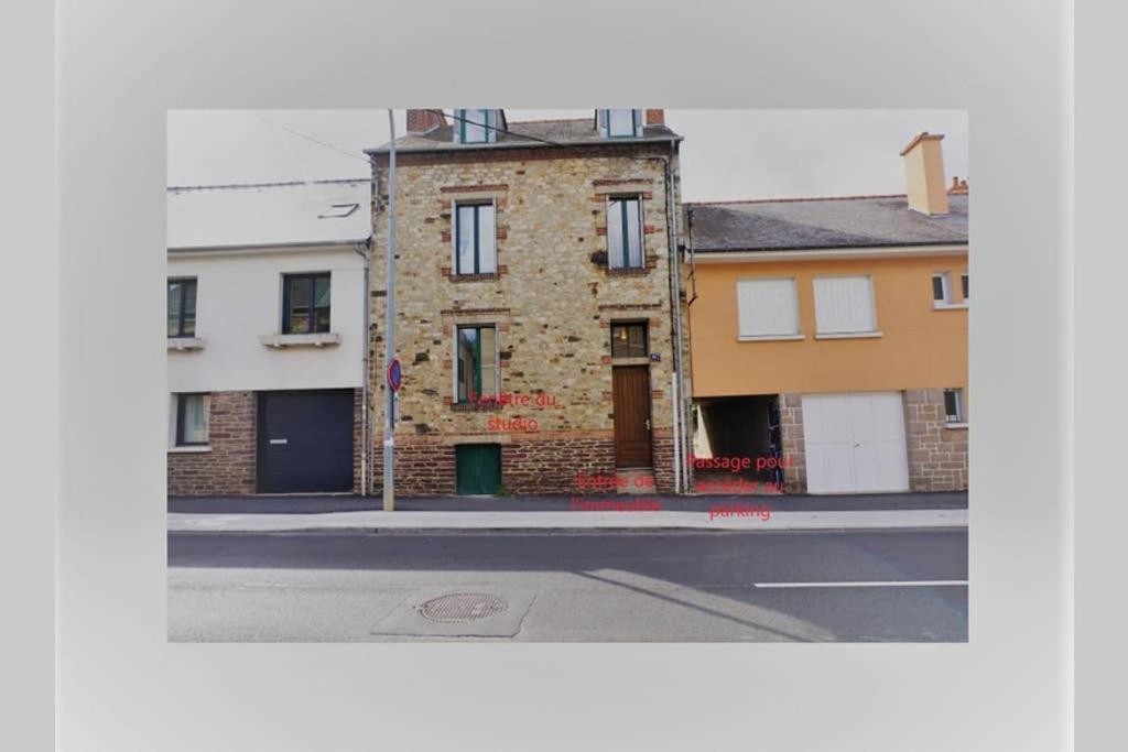 studio, métro anatole france, proche gare, CHU Rennes Exterior foto